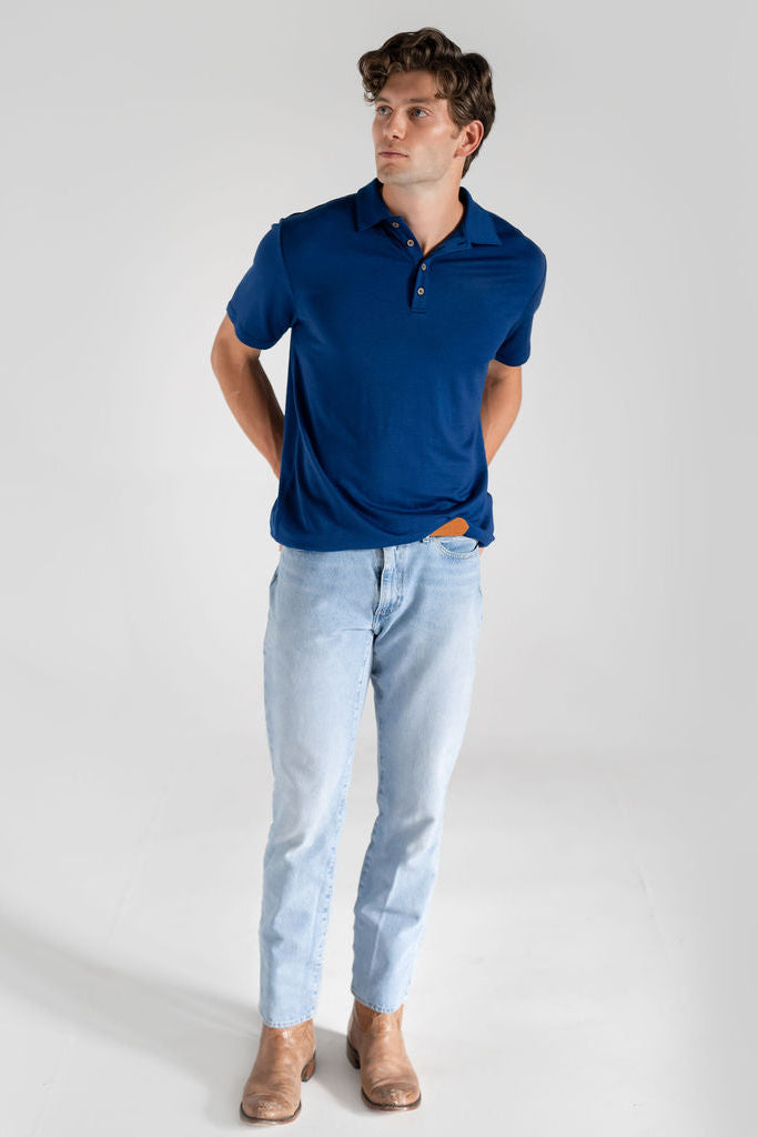 100% Merino Wool Polo Shirt