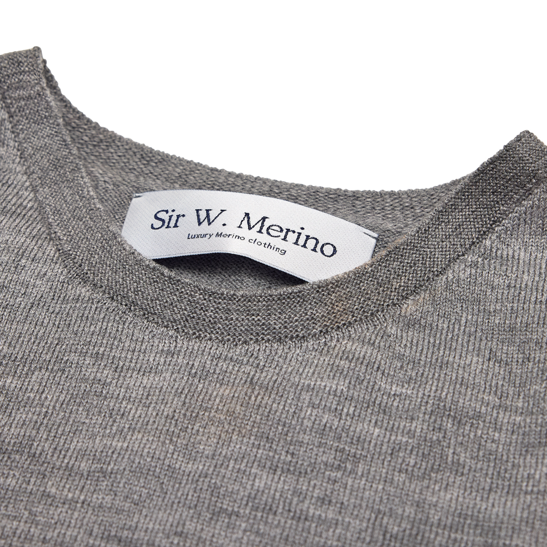 Women's Merino Short Sleeve Top- Grey