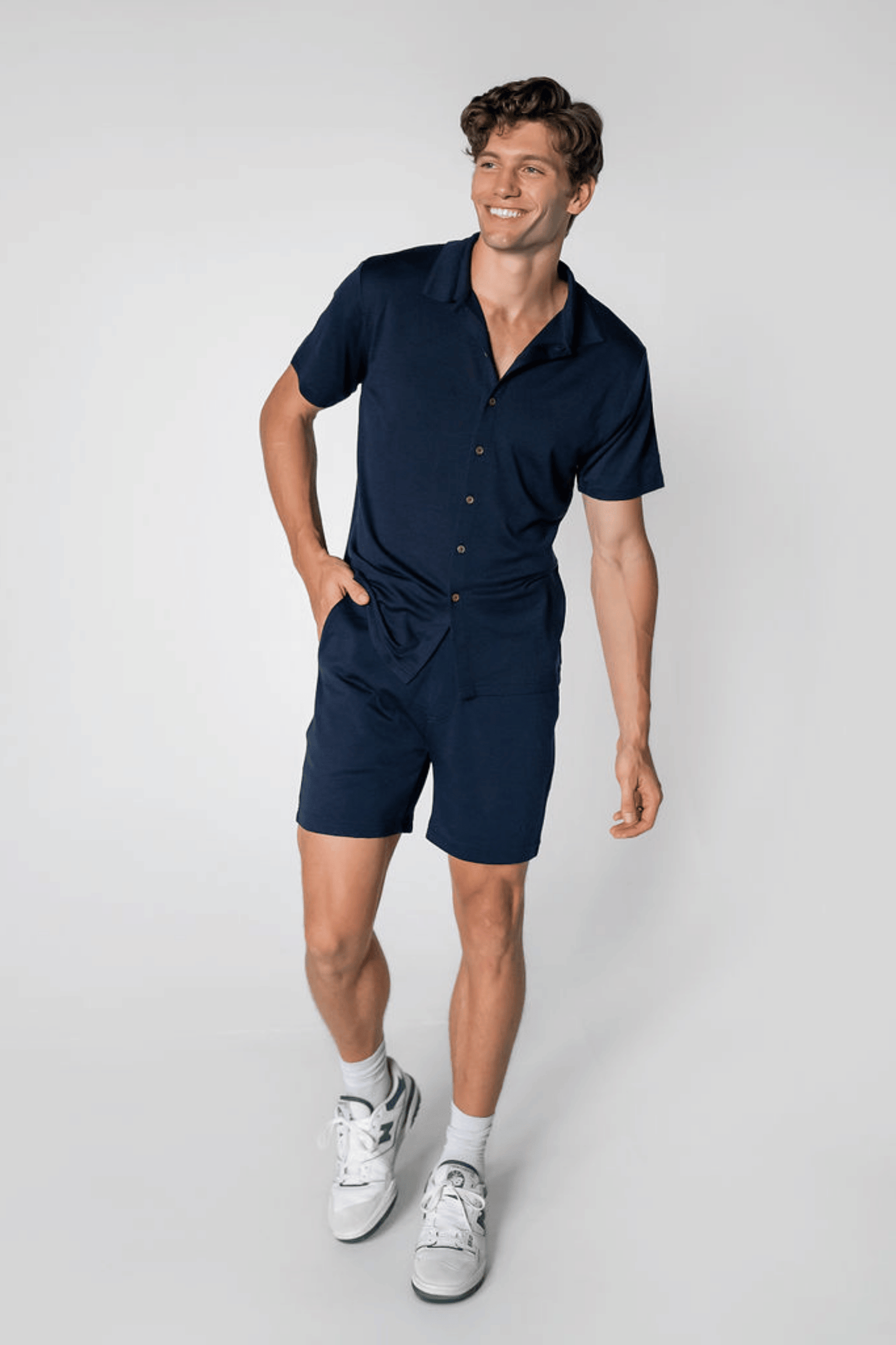 Men's Merino Wool Button Up Shirt