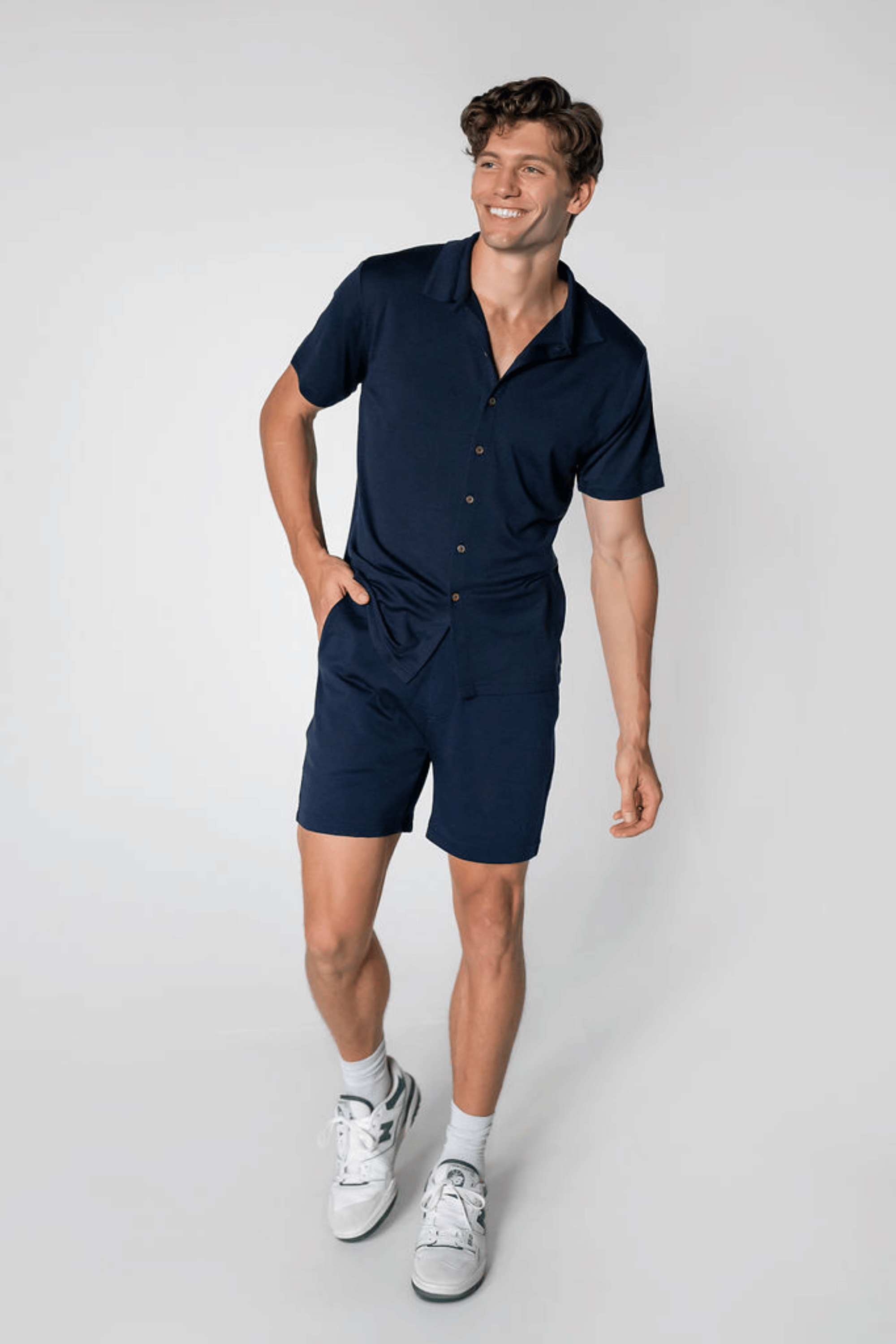Men's Merino Wool Button Up Shirt