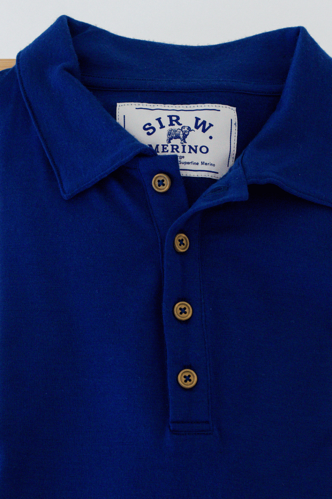 100% Merino Wool Polo Shirt
