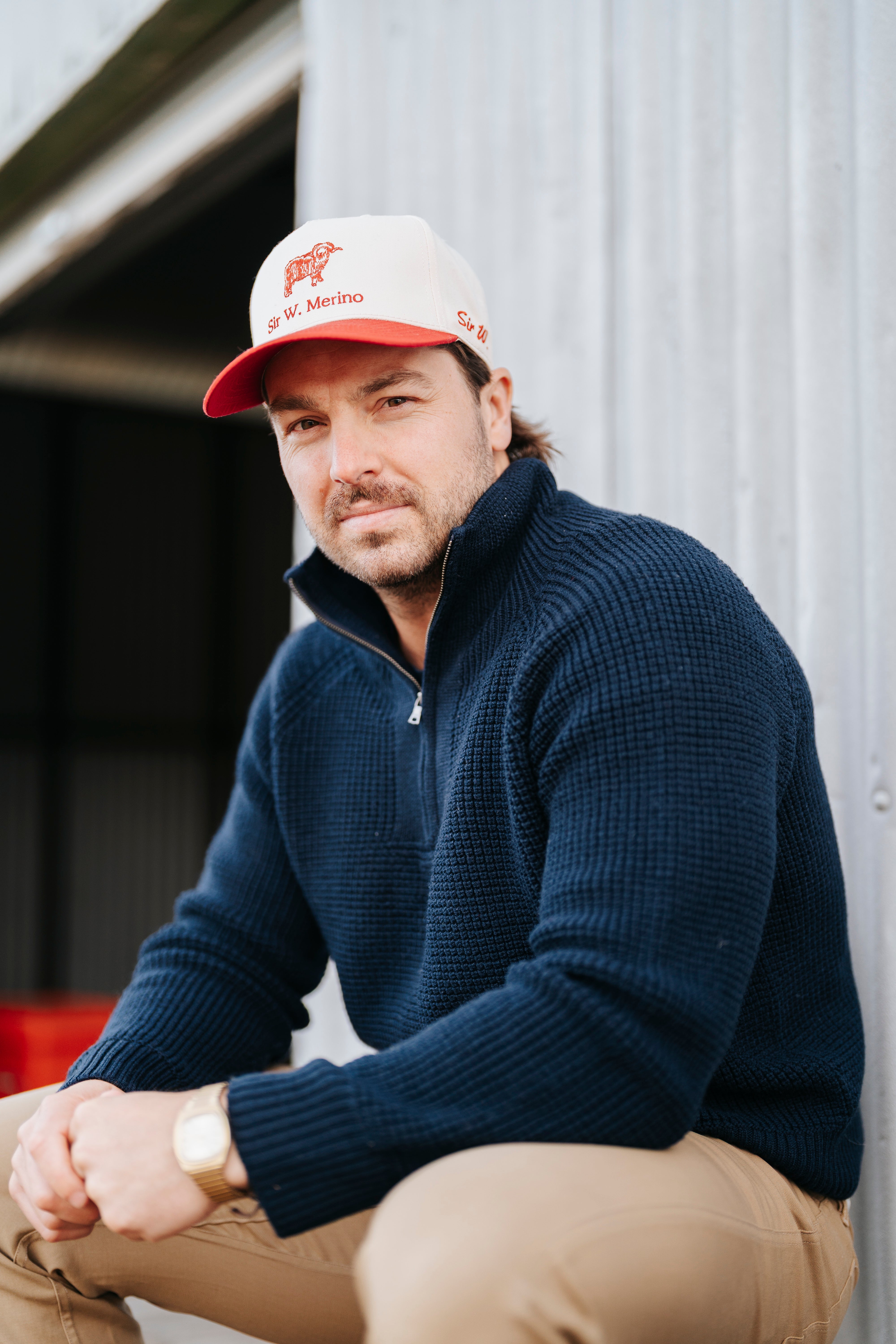 Sir W. Ram Cap- Red & Natural