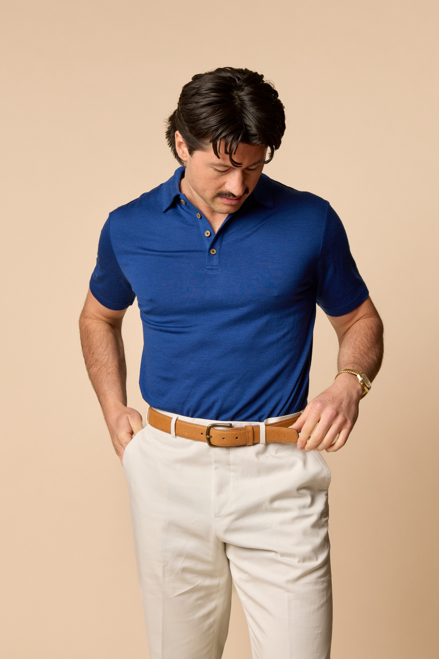 The George- Merino Polo