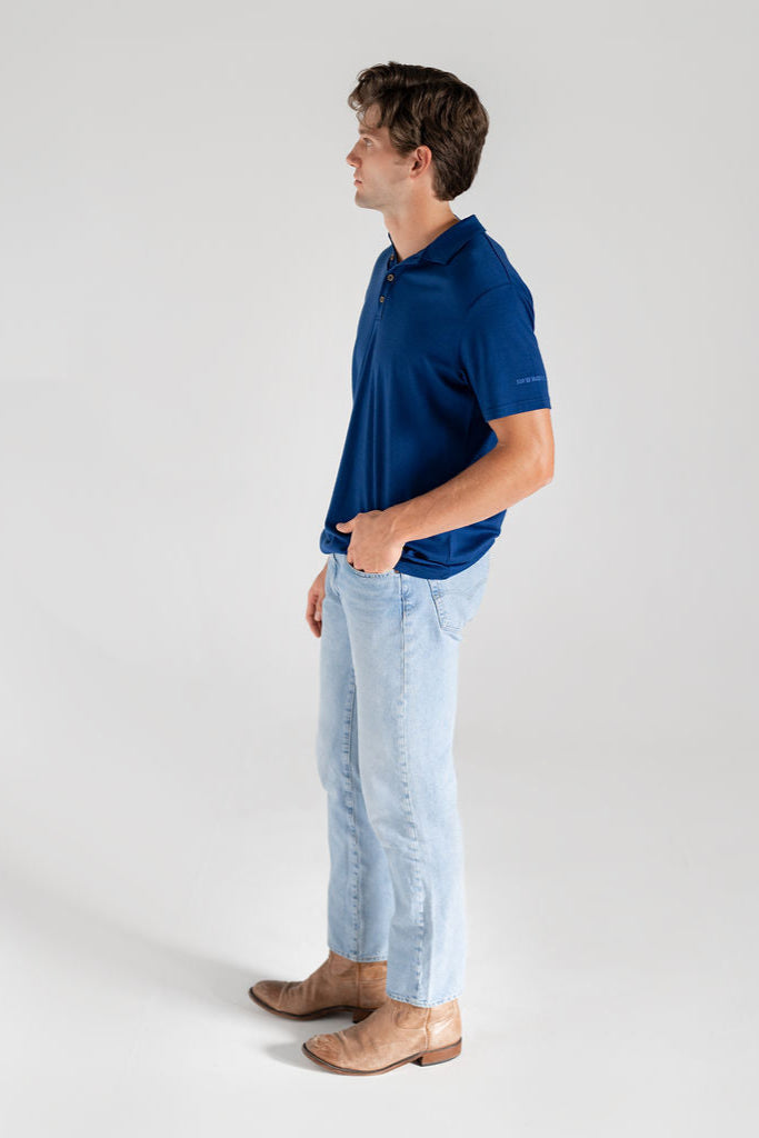 100% Merino Wool Polo Shirt